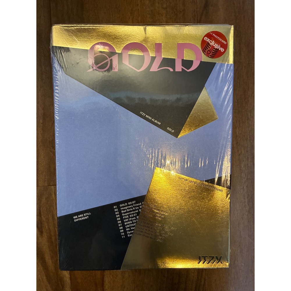 ITZY GOLD Mini Album K-Pop CD New Sealed with Exclusive‎ Photocard 2024 JYP